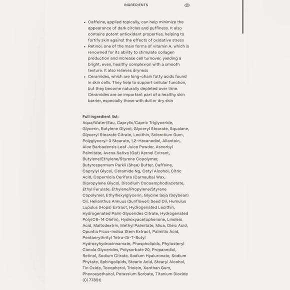 Twentynine Palms Mira Luna Eye Cream Full Size Vegan Cruelty Free New in Box - Picture 4 of 5